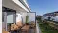 Balkon Gebäuderückseite