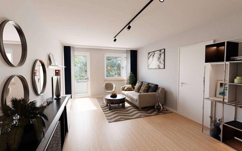 KI generiert - so könnte Ihre neue Wohnung aussehen