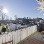 Balkon Gebäuderückseite